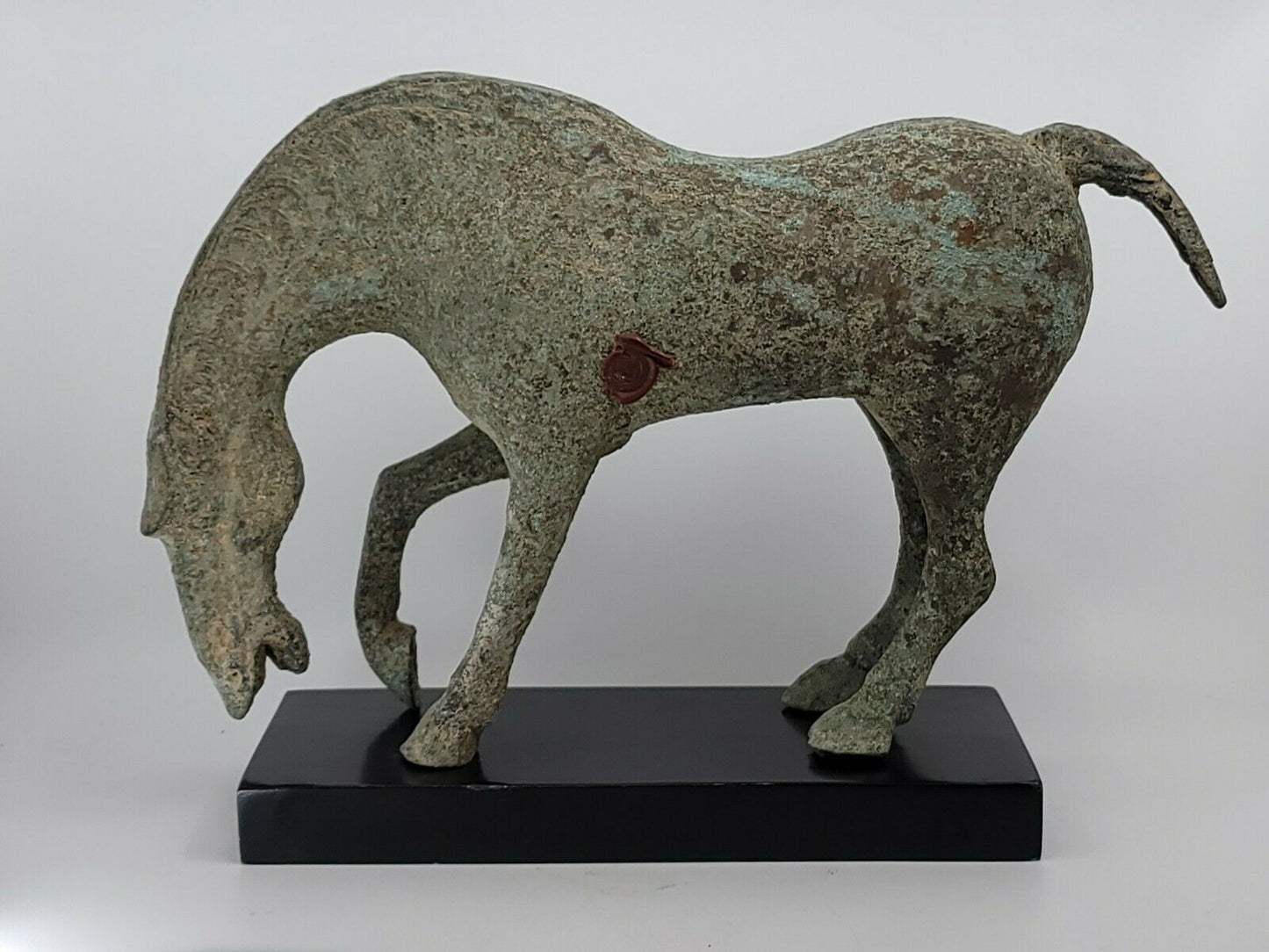 Chinese Bronze Tang Dynasty Style Horse Statue