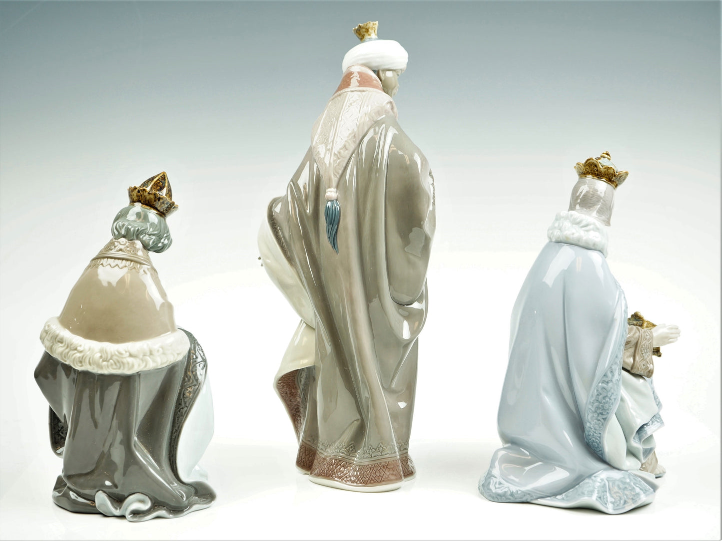 Lladro Spain Three Kings/ Wise Men Set w/ Original Box