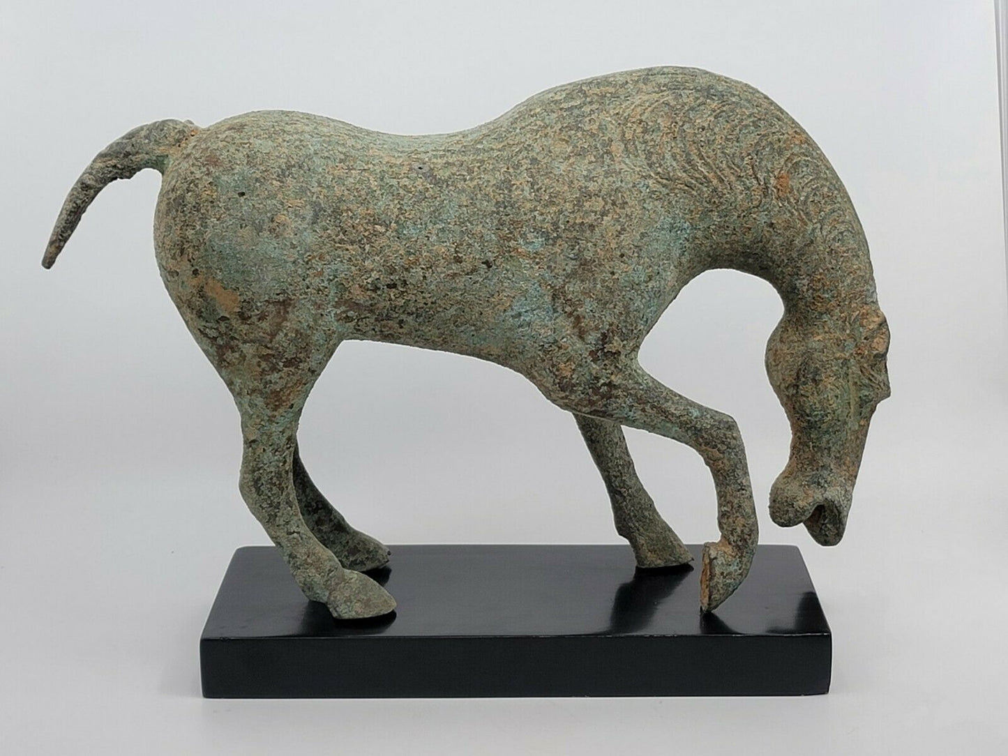 Chinese Bronze Tang Dynasty Style Horse Statue