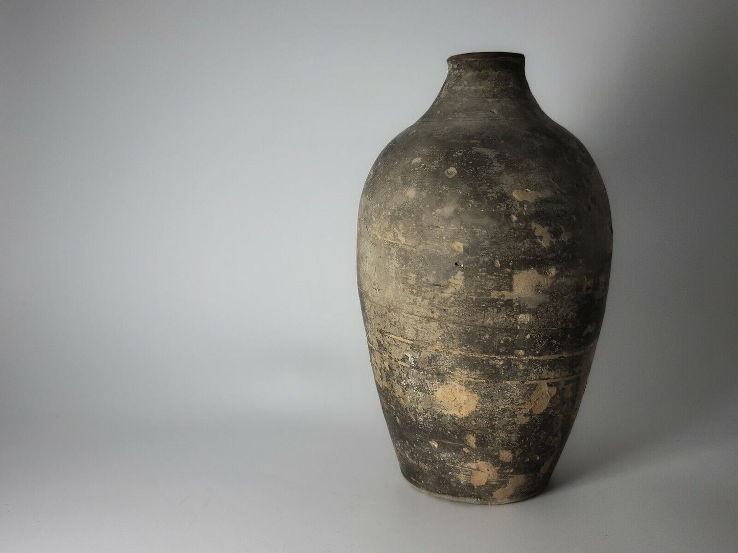 Authentic Antique Chinese Proto-Porcelain Pottery Jar,Han dynasty (206 BC-220AD)
