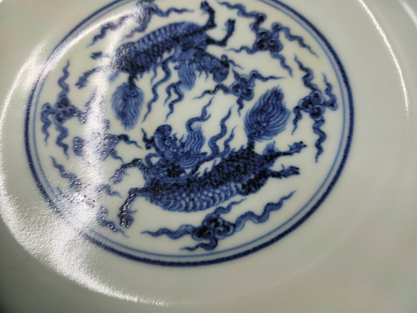 Fine Chinese Handpainted Blue&White Porcelain Plate