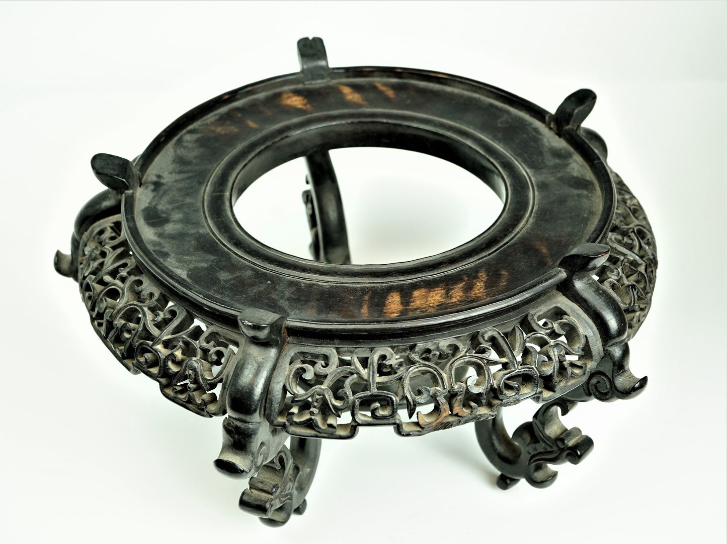 QING Dynasty Chinese Rose Medallion Punch Bowl