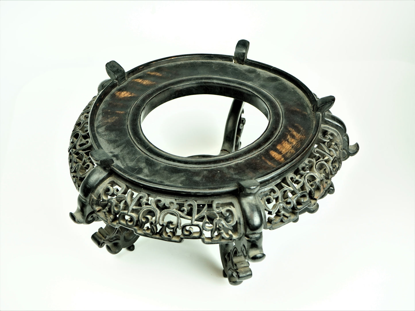 QING Dynasty Chinese Rose Medallion Punch Bowl