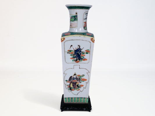 Chinese Decoration Square Porcelain Vase