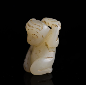 Chinese Dyed Jade-Like Decorative Object