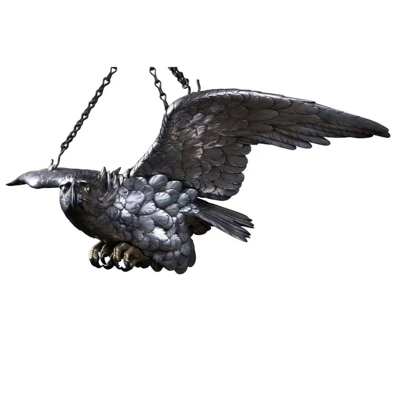 A Japanese Bronze Eagle