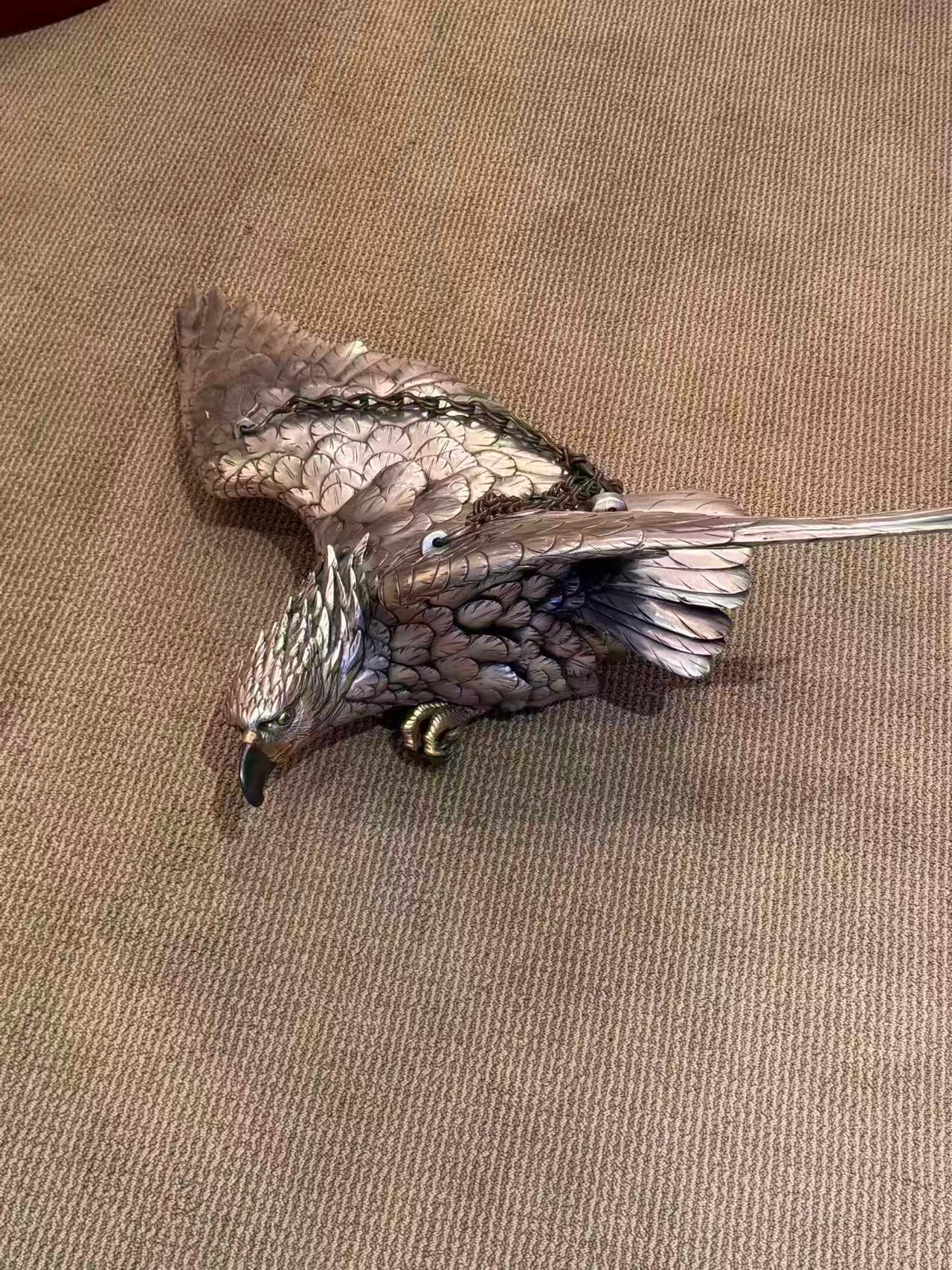 A Japanese Bronze Eagle