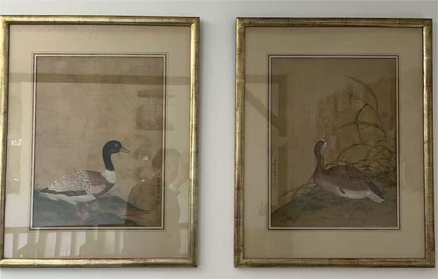 Two Framed Chinese Art Prints