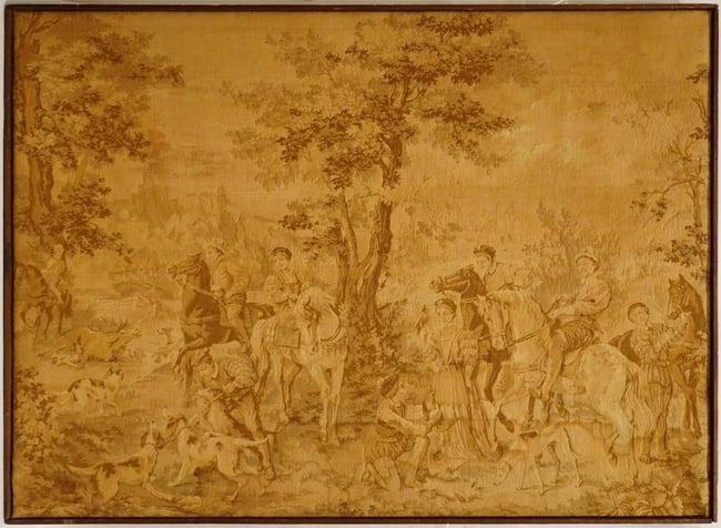 French decorative tapestry