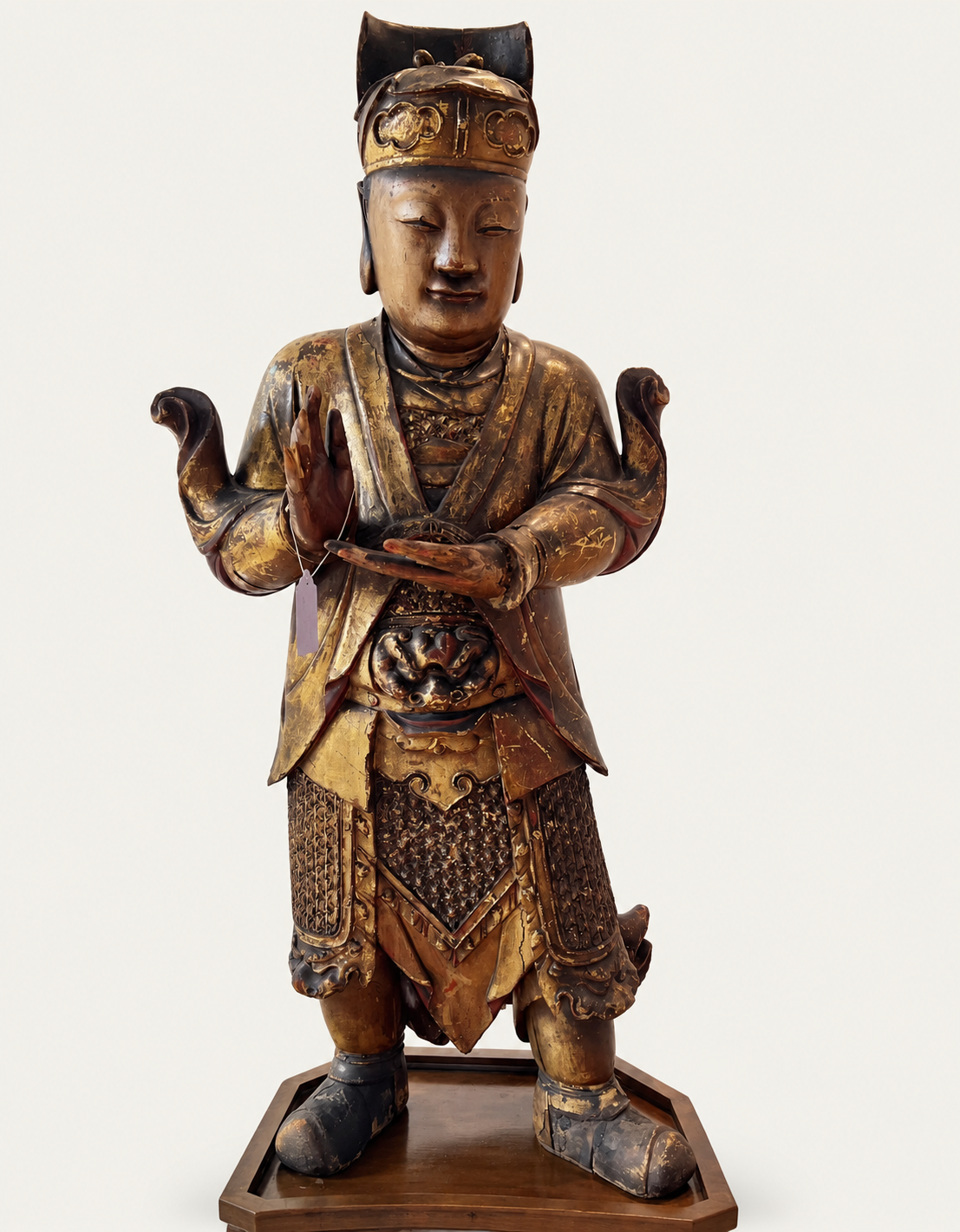 A Chinese Carved Wood Decorative Object