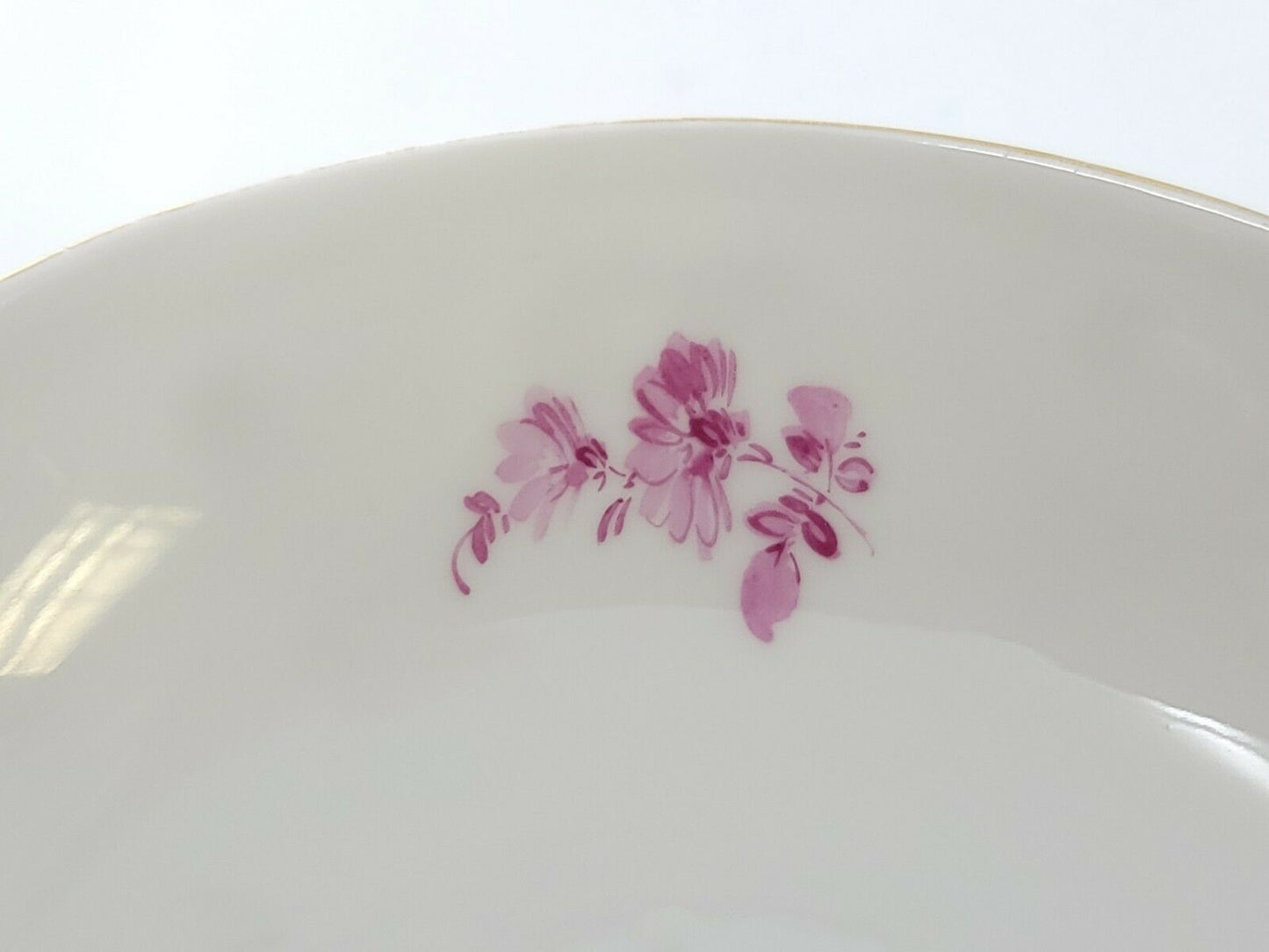 19th Century Antique Meissen Lace Floral Small Plate  (5 5/8")