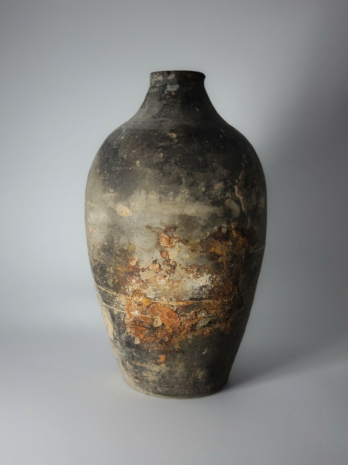 Authentic Antique Chinese Proto-Porcelain Pottery Jar,Han dynasty (206 BC-220AD)