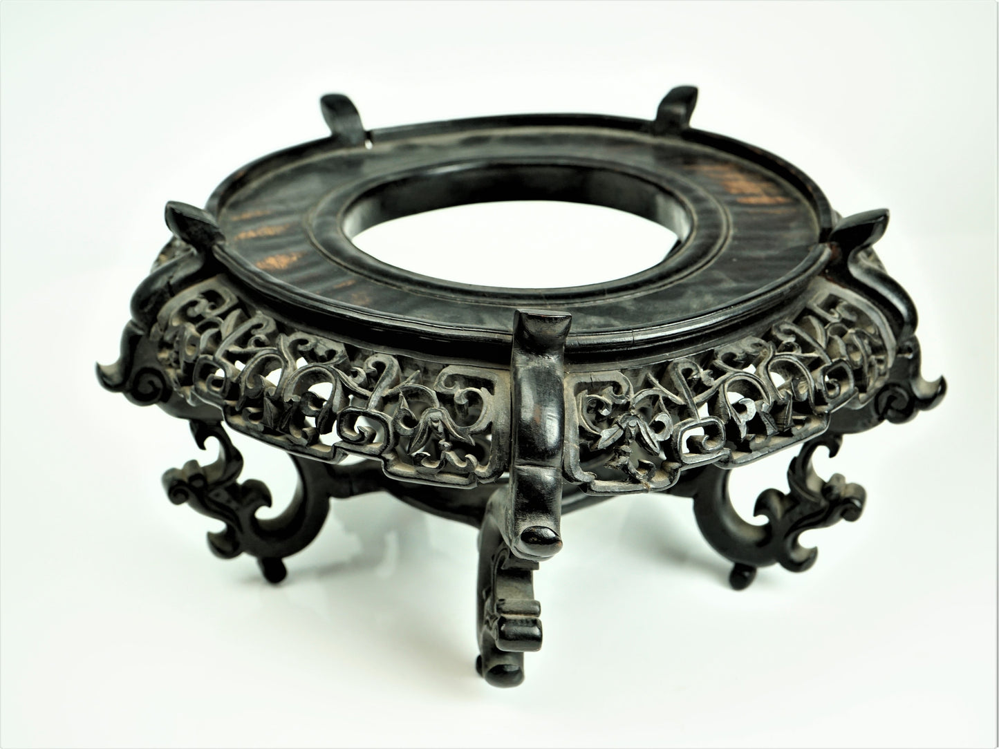 QING Dynasty Chinese Rose Medallion Punch Bowl