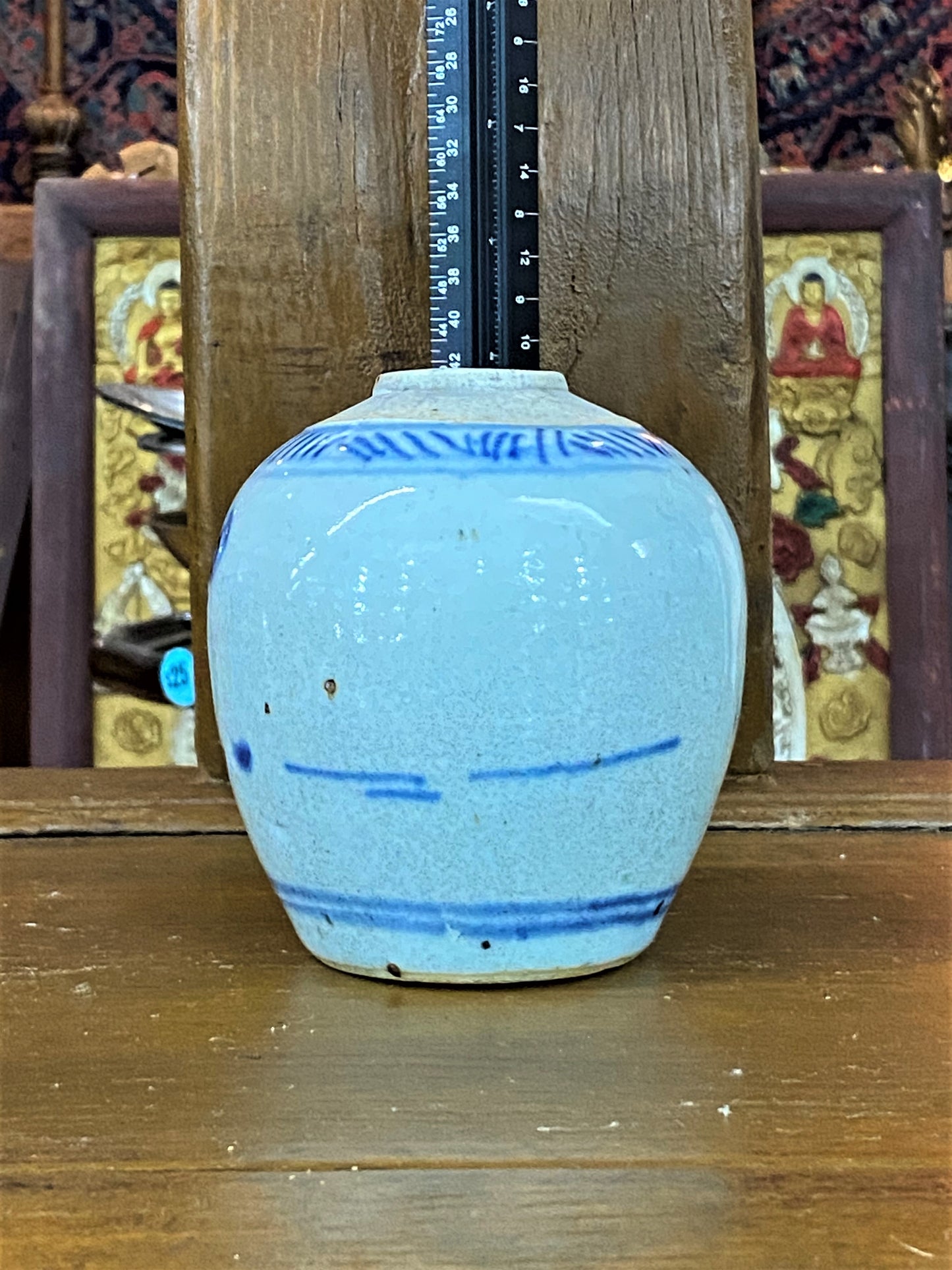 Chinese antique porcelain blue-and-white Jar